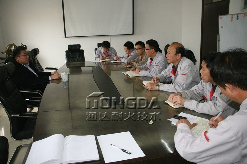 高长贺总经理到阳泉通达指导工作