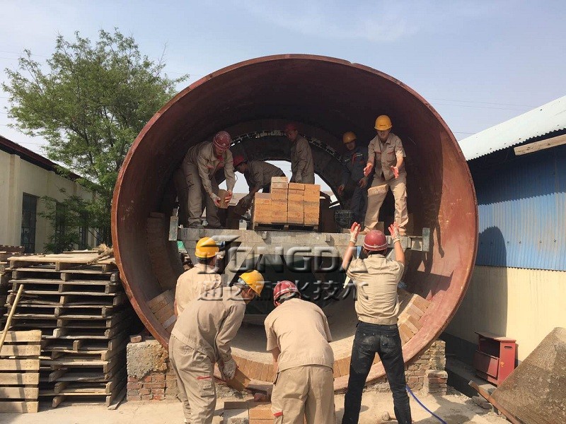 通达工程圆满完成第三期回转窑砌筑实操培训