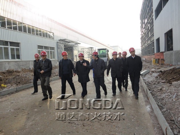 集团领导视察指导阳泉金隅通达项目施工现场